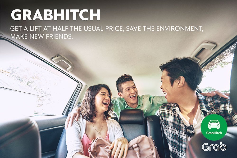 grab hitch ride sharing services