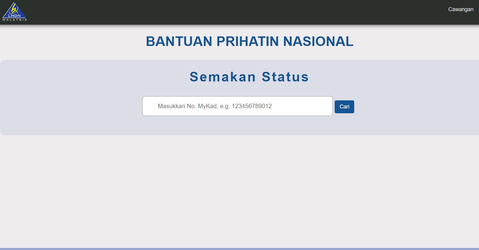 Bantuan PRIHATIN Nasional