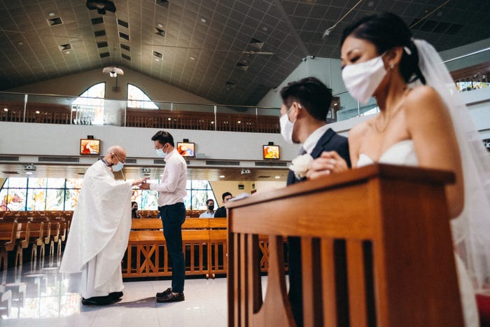 Chinese wedding social distancing