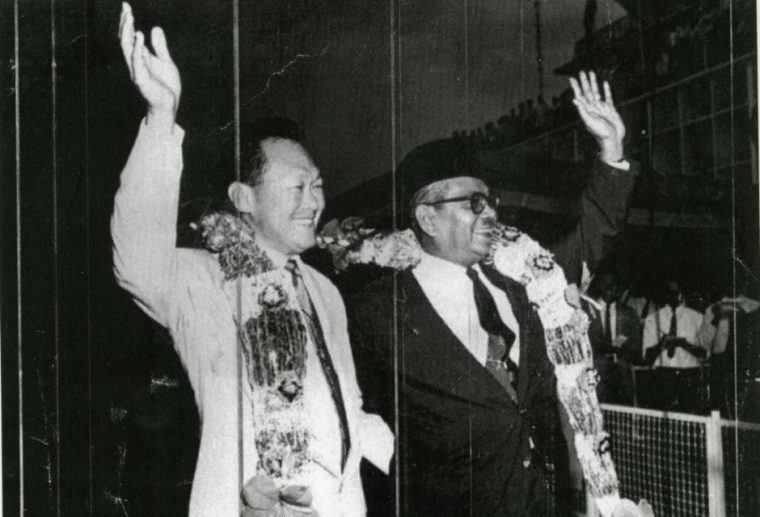 Lee Kwan Yew and Tunku Abdul Rahman