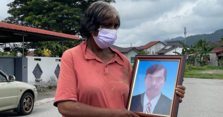 security guard's widow grieving her husband's death