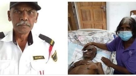 Thava before and after being attacked