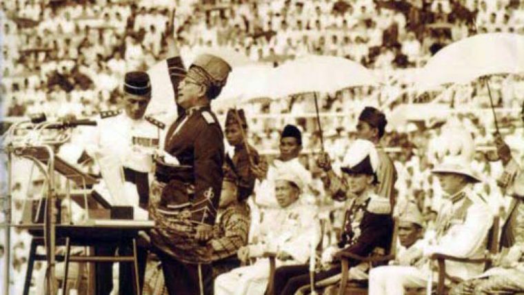 tunku abdul rahman at malaysia's independence day