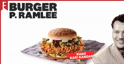 kfc burger p ramlee