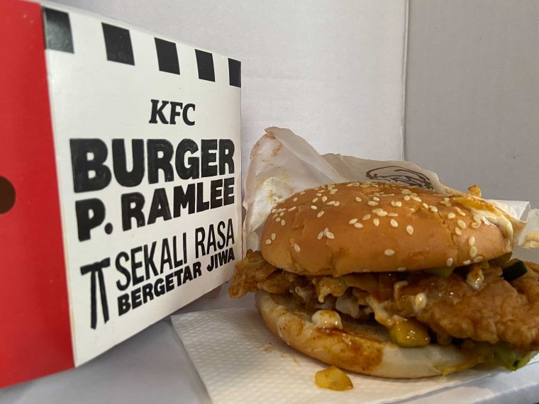 the REAL KFC Burger P. Ramlee