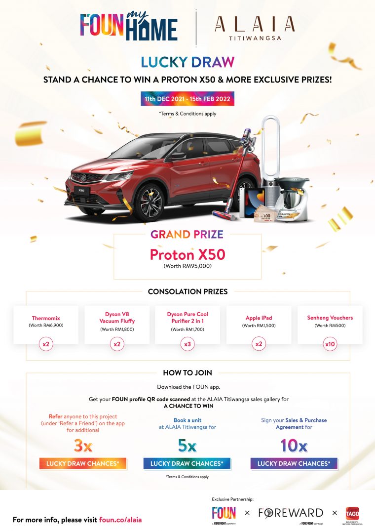 foun tago alaia titiwangsa lucky draw