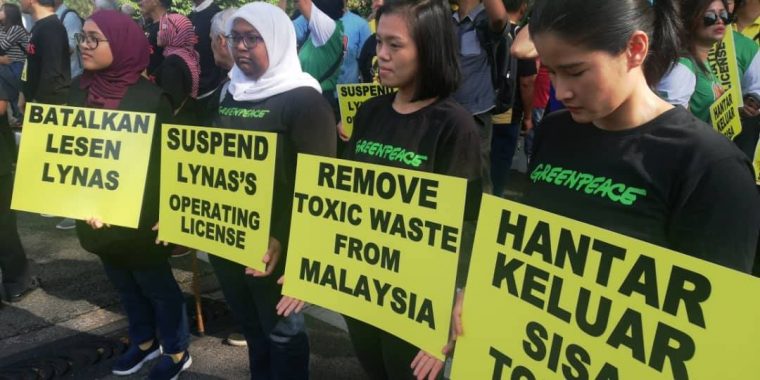 Lynas Protest